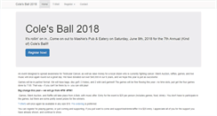 Desktop Screenshot of colesball.org